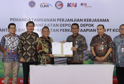 Tingkatkan PNBP DJKA, Kerja Sama Depo KRL Depok yang Berkelanjutan