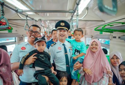 Dukung Tumbuh Kembang Anak, KAI Commuter Wilayah 8 Surabaya Lakukan Edu-Trip Bersama Anak-anak Stunting