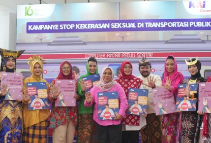 Wujudkan Transportasi yang Aman dan Nyaman, KAI Commuter Lakukan Sosialisasi Setop Pelecehan di Transportasi