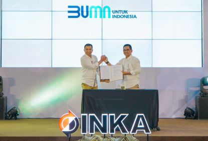 KAI Commuter dan PT INKA (Persero) Tandatangani Kontrak Pengadaan Pekerjaan Retrofit 19 Trainset Sarana KRL